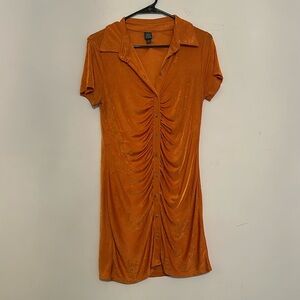 Ruched Slinky Dress